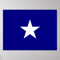 Bonnie Blue Flagga White Star