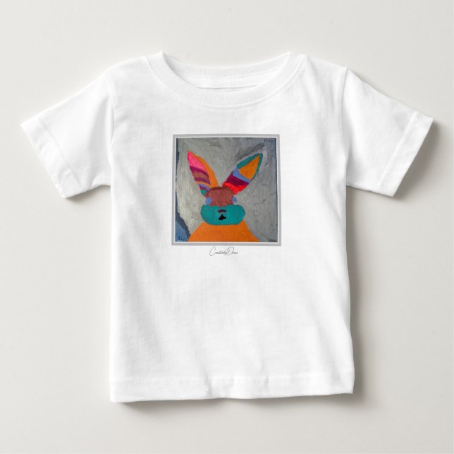 Bonnie Bunnie Baby t-shirts - CreativeDrew (Framsida)