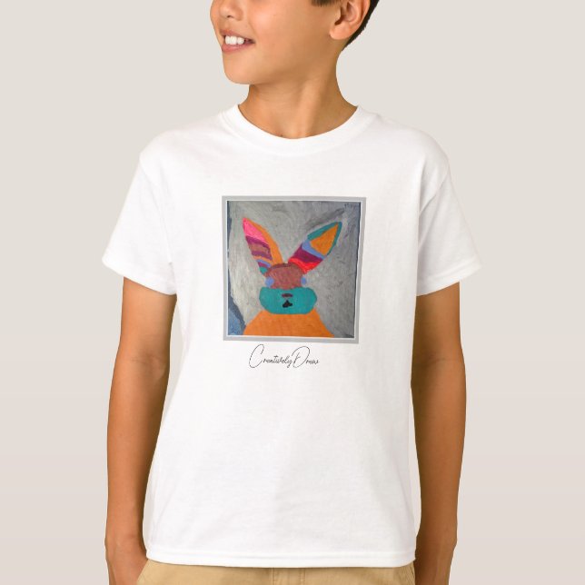Bonnie Bunnie Child's T-Shirt - CreativeDrew (Framsida)