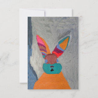 Bonnie Bunnie Greeting Card - Creative Drew Tack Kort