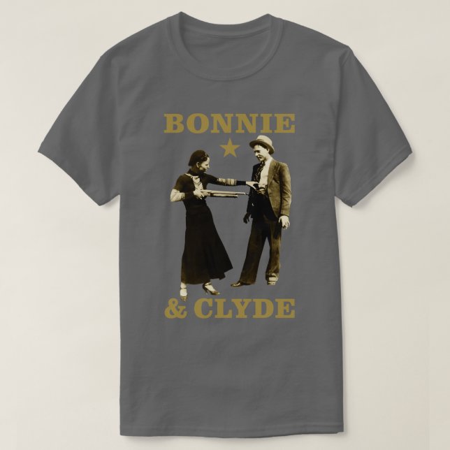 Bonnie Clyde 3 T Shirt (Design framsida)