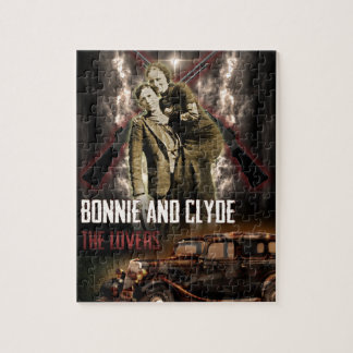 Bonnie & Clyde fredlösälskarna Pussel