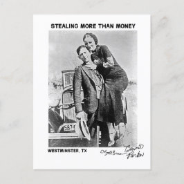 Bonnie & Clyde i Westminster (Texas) Vykort