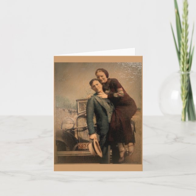 Bonnie & Clyde Kort (Framsida)