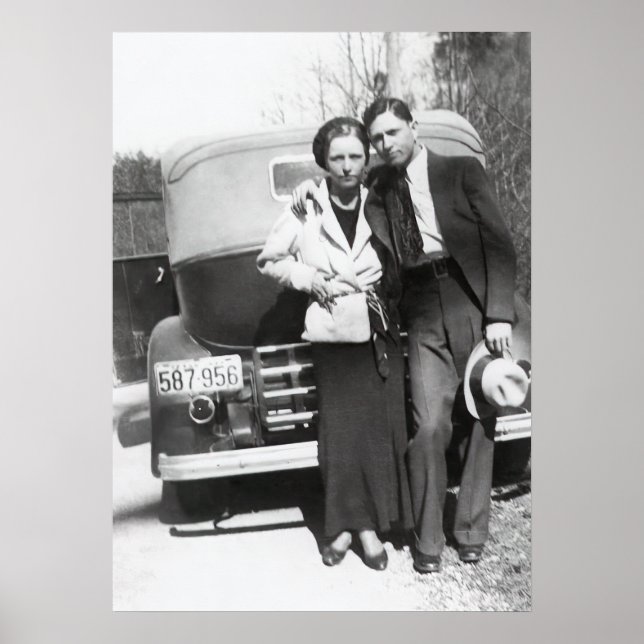 BONNIE & CLYDE - TEXAS OUTLAWS 1933 POSTER (Framsidan)