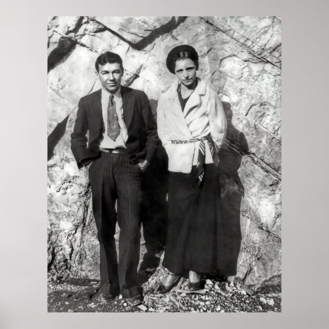 BONNIE & CLYDE - TEXAS OUTLAWS c. 1933 Poster (Framsidan)