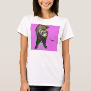 Bonnie i rosa T-tröja T Shirt