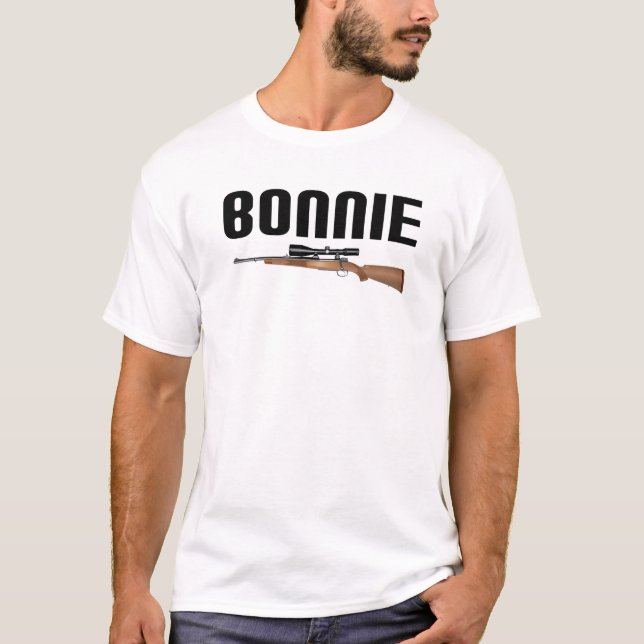Bonnie och Clyde Couple T Shirt (Framsida)