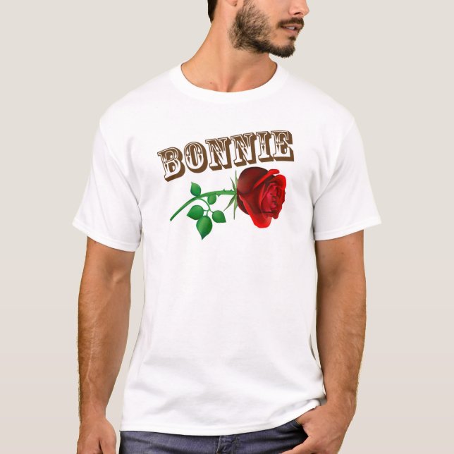 Bonnie och Clyde Couple T Shirt (Framsida)