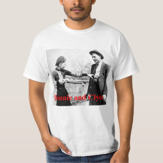 Bonnie och Clyde stjärna korsade älskare eller vad Tee