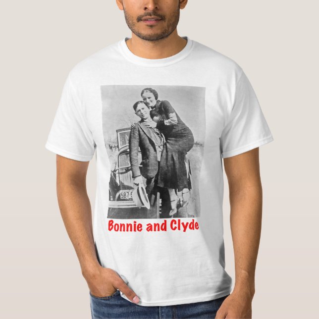 Bonnie och Clyde T-shirt (Framsida)