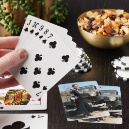 Bonnie Parker Med Flyktbil Färg Redux Casinokort