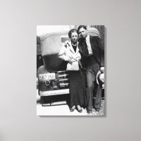 Bonnie Parker och Clyde Barrow 1933