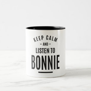 Bonnie Personlig Namn Två-Tonad Mugg