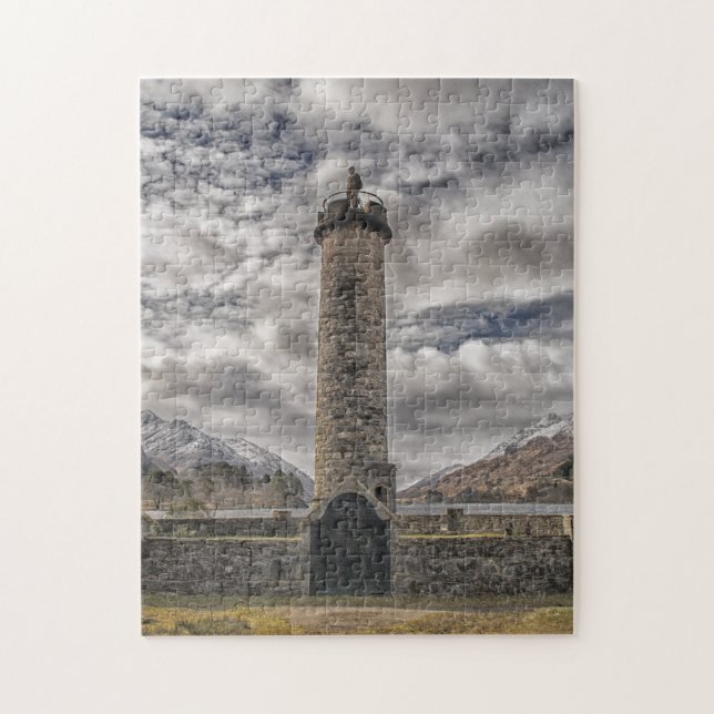 Bonnie Prince Charlie Memorial, Glenfinnan Pussel (Vertikal)
