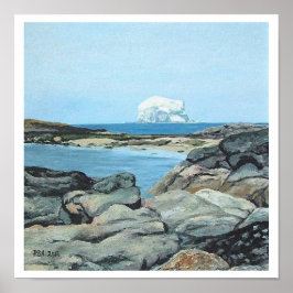 Bonnie Scotland Bass Sten North Berwick bra art. Poster