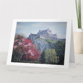 Bonnie Scotland Edinburgh Castle bra art Kort