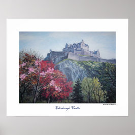 Bonnie Scotland Edinburgh Castle Scotland bra art Poster