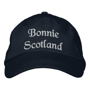 Bonnie Scotland hat - en skotsk souvenir av hög kv Broderad Keps