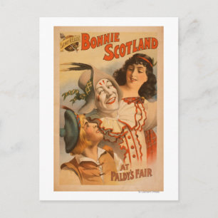 Bonnie Scotland på Fair Clown Theater Vykort