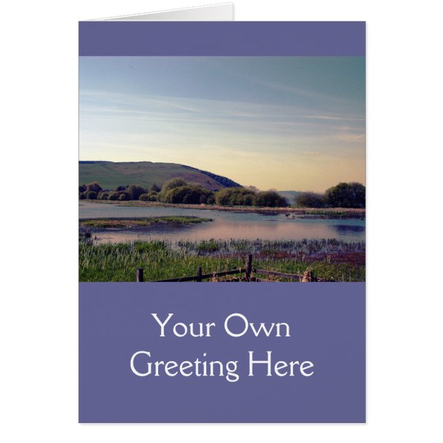 Bonnie Scotland - Scottish Loch View Hälsningskort (Framsidan)