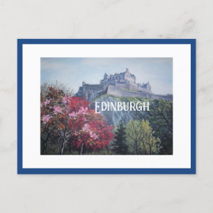 Bonnie Scotland vackra Edinburgh Castle art Vykort