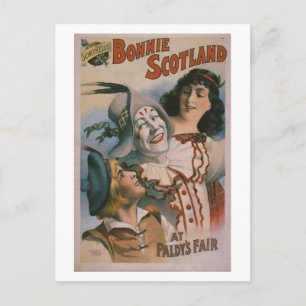 "Bonnie Scotland" Vintage Theater Vykort
