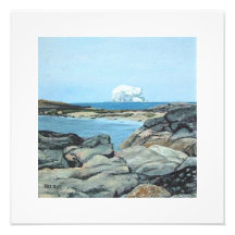 Bonnie Skottlands vackra Bass Sten North Berwick