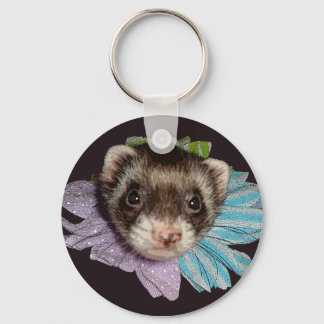 Bonnie The Ferret Flower Nyckelring