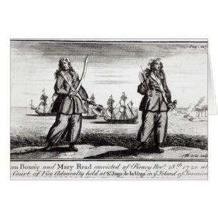 Bonny Ann och Mary Hälsningskort