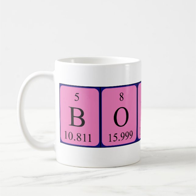 Bonny Periny bord namn mugg (Vänster)