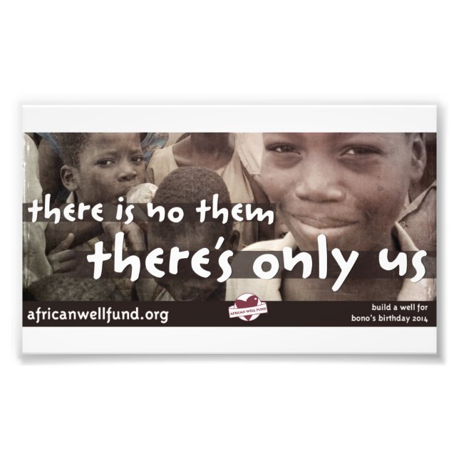 Bono Bday well 2014 Photo Print Fototryck (Framsidan)