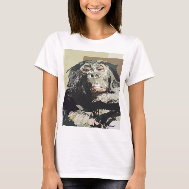 BonobovishetT-tröja Tee Shirt (Framsida)