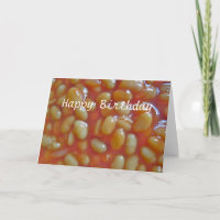 Bönor Grattis på födelsedagen Card