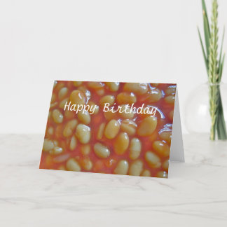 Bönor Grattis på födelsedagen Card Kort