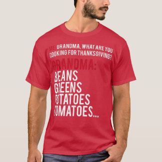 Bönor Grönt Potatis Tomates Funny Viral Rap Son T Shirt