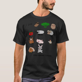 Bönor, Gröntar, potatis, tomatskörtel T Shirt