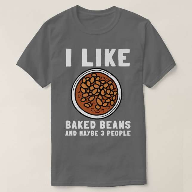 Bönor, konserverade bönor och vegetariska Vegan 20 T Shirt (Design framsida)