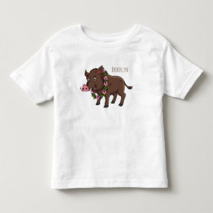 Bönor och blommor för vild av tecknad t shirt