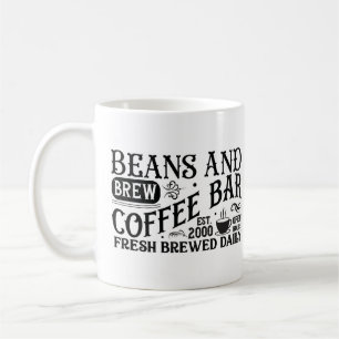 "Bönor och Brew Coffee Pub" Mugg