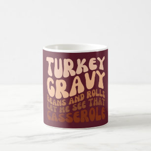 Bönor och rullar i humor Turkiet Kaffemugg