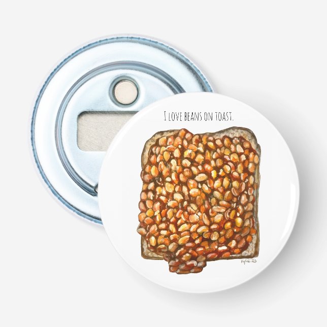 Bönor på Toast Flasköppnare (Framsidan)