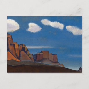 Bonpo Stronghold, 1933 av Nicholas Roerich Vykort