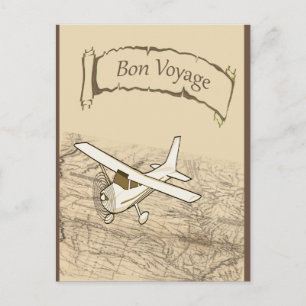 Bonresaflygplan Vykort