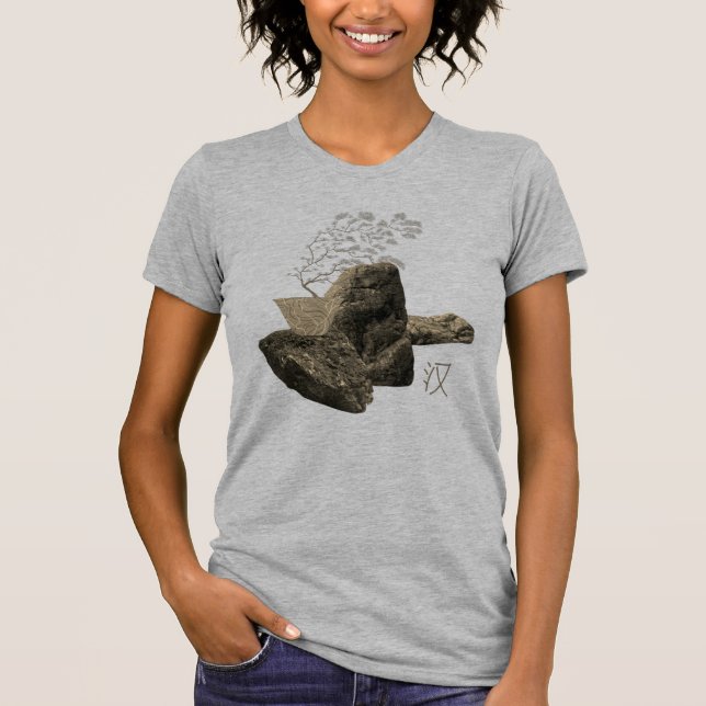 Bonsai - aldrig ge upp t shirt (Framsida)
