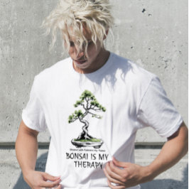 Bonsai är min terapi roligt citat för bonsai-älska t shirt
