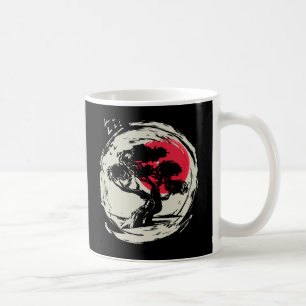 Bonsai Art Japansk solnedgång Kaffemugg