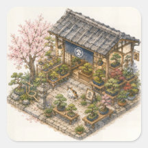 Bonsai Butik Vattenfärg