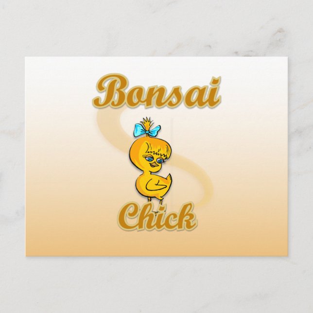 Bonsai Chick Vykort (Framsida)