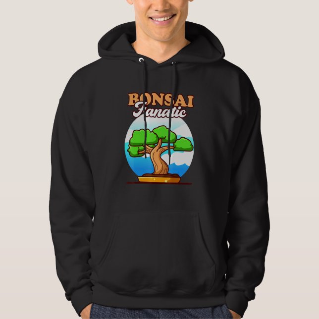 Bonsai Fanatic Bonsai Master Japan Culture Bons Hoodie (Framsida)